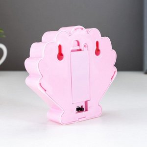 Фигурка светящаяся RISALUX «Ракушка», LED-ночник, батарейки 2xААА, 10x3x9.2 см, МИКС
