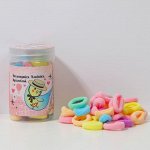 Набор резинок в банке &quot;Наслаждайся&quot;, 50 штук.