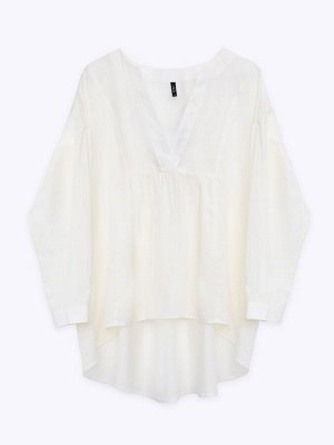 Однотонная блузка B2594/foam