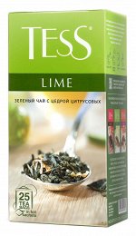 Чай Тесс Lime green tea 1,5г 1/25/10, шт