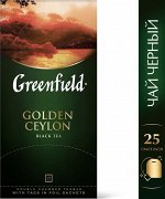 Чай Гринфилд Golden Ceylon пакет термосаше 2г 1/25/10, шт