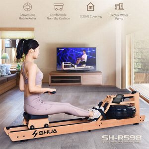 Гребной тренажер водный SHUA SH-R598