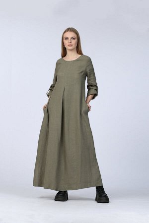 Платье женское "Азалия" модель 462/6 хаки