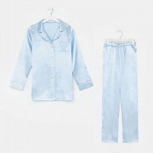 Пижама женская (рубашка и брюки) KAFTAN Girl, голубой