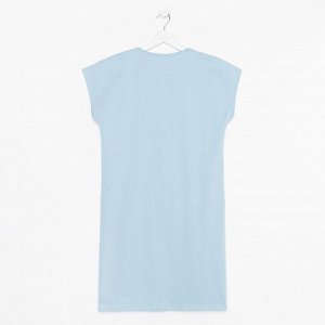 Платье домашнее женское Summer, цвет голубой, размер 46