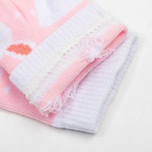 Носки детские, цвет светло-розовый, размер 7-8