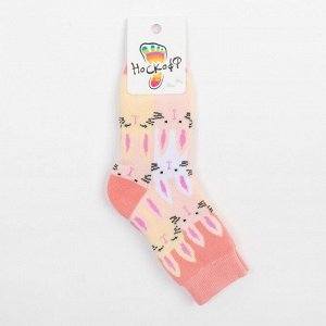 Носки детские махровые, цвет персик