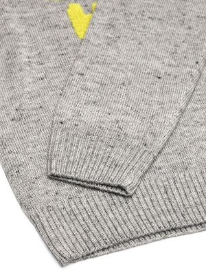 Свитер Теплый свитер для малыша - комфортный вариант на осень и зиму. Детский свитер укреплен рип-резинками. На плече детской кофты кнопки-застежки. Детский джемпер с объемной надписью на груди "Super