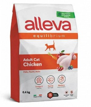 Аллева/Alleva Эквилибриум Суперпремиум корм для кошек Курица 400гр