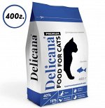 Деликана/Delicana корм для кошек Лосось 400гр*20