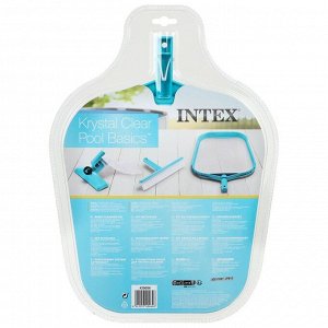 Набор для чистки бассейна: сачок, щётка, насадка на насос, 29056 INTEX