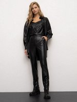 Брюки из экокожи D226/monler