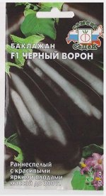 Баклажан Черный Ворон (Код: 72504)