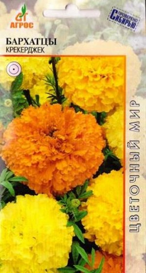 Бархатцы Крекерджек смесь (Код: 17028)
