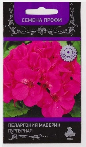 Пеларгония Маверик Пурпурная F1 (Код: 73972)