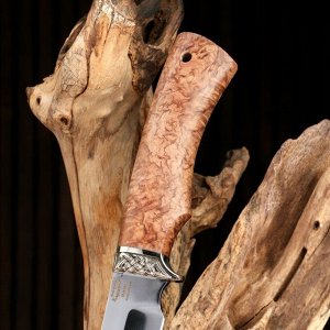 Нож охотничий "Рысь-1" сталь - 95х18, рукоять - стабилизированная карельская береза