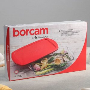 Форма для запекания Borcam, 1,95 л, с крышкой