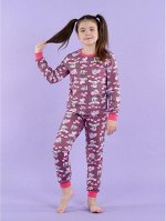 Веснушка пижама детская розовый