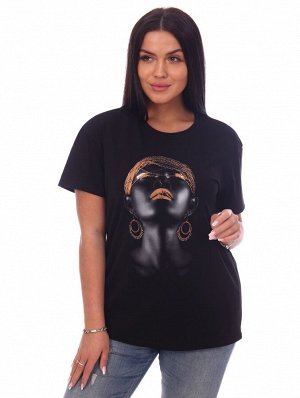 "Мулатка" футболка женская, черный