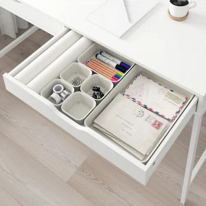IKEA NOJIG, Органайзер, пластик/бежевый, 10x10x5 см