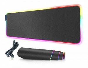 Геймерский RGB Коврик для мышки с подсветкой