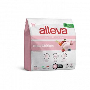 Сухой корм Alleva Equilibrium для котят, курица, 0,4 кг
