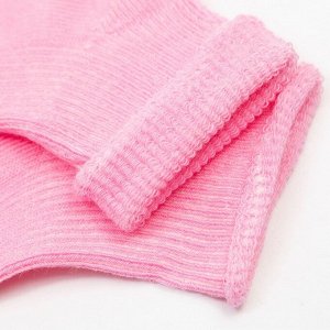Носки детские, цвет розовый, размер 8