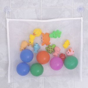 Сетка для хранения игрушек в ванной, белая