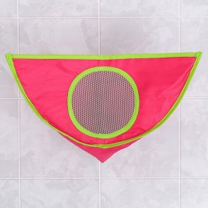 Сетка для хранения игрушек в ванной, розовая