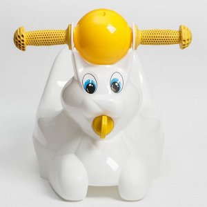 Горшок детский с форме игрушки «Зайчик» Lapsi, цвет белый