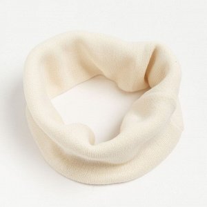 Комплект (шапка, снуд) детский, цвет молочный