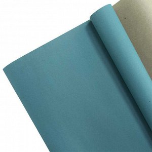 Бумага крафт в рулоне голубая размер 60см*9м
