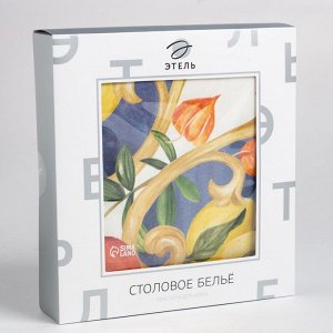Скатерть Этель Southern fruits, 147x112 +/-2 см с ГМВО, 100% хлопок, саржа 190 г/м²