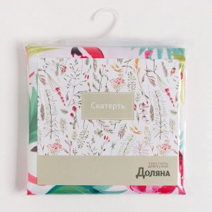 Скатерть «Доляна» Фламинго 150?250 см, 100% п/э