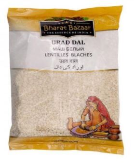 Маш Белый очищенный (Urad Dal) Bharat Bazaar | Бхарат Базар 500г