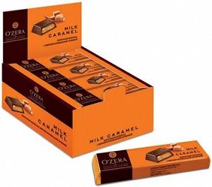 «OZera», шоколадный батончик Milk Caramel, 50 г (упаковка 20 шт.)