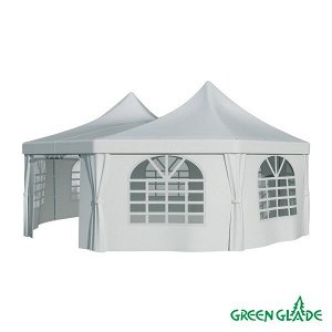 Тент садовый Green Glade 1052 2,5х2,5х2,5х2,5х3,4м полиэстер (2 коробки)