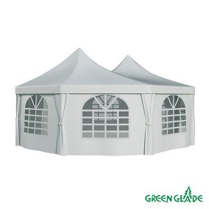 Тент садовый Green Glade 1052 2,5х2,5х2,5х2,5х3,4м полиэстер (2 коробки)