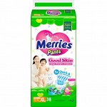 Merries Good Skin Трусики для детей, размер XL 12-19 кг./38 шт.