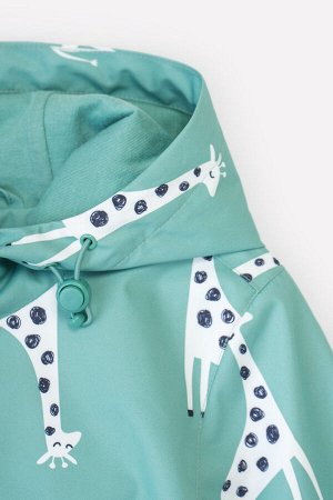 Куртка(Весна-Лето)+girls (пыльный изумруд, жирафы)