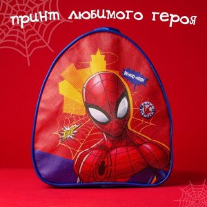 Рюкзак детский для мальчика, 23х21х10 см, Человек-паук