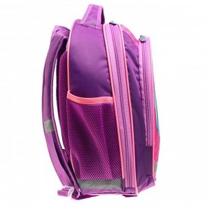 Рюкзак школьный, эргономичная спинка «Зайчик», 37 х 27 х 16 см