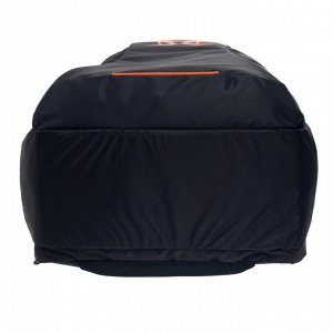 Рюкзак молодёжный  «Токсик», эргономичная спинка, 44 х 30 х 17 см, чёрный/оранжевый