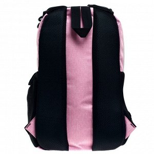 Рюкзак молодёжный  «Тейди», эргономичная спинка, 44 х 28 х 18 см, розовый