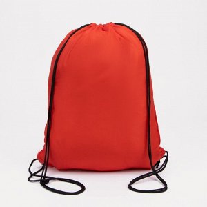 Мешок-рюкзак д/обуви 21575, 34*1*41,5, отд на шнуре, красный