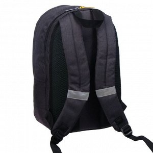 Рюкзак молодёжный  «Значки», эргономичная спинка, 38 х 28 х 19 см
