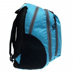 Рюкзак молодёжный  «Тейди», эргономичная спинка, 44 х 28 х 18 см, мятный