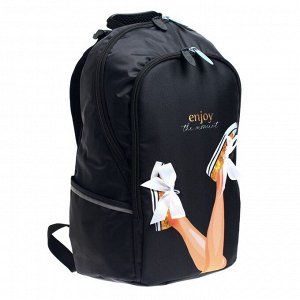 Рюкзак школьный, эргономичная спинка, "Спринт", 37 х 26 х 13 см, "Кеды"