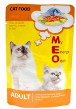 My Energy Odds влажный корм для кошек тунец и креветки в желе 80гр