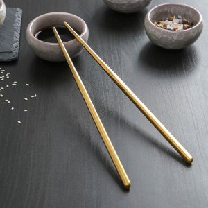 Палочки для суши Bacchette, 21 см, цвет золото